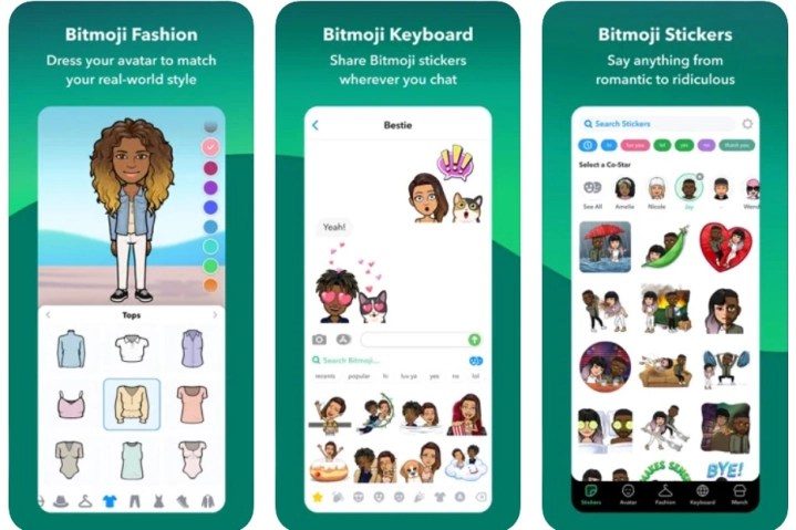 Bitmoji your personal emoji illustrations.