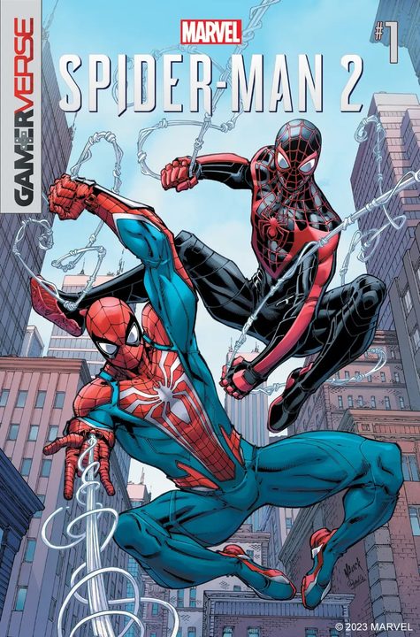 The cover of the Marvel's Spider-Man 2 tie-in comic.