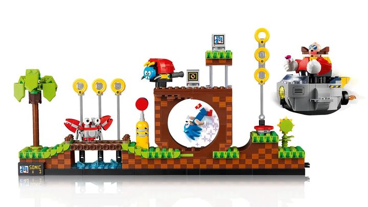 A lego sonic set.