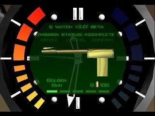 The golden eye golden gun.