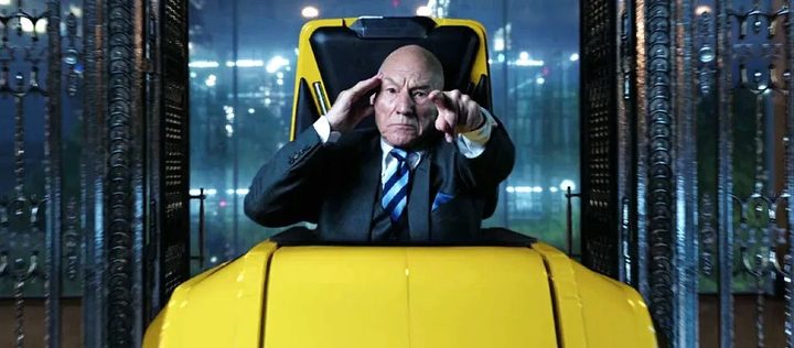 Professor Charles Xavier (Patrick Stewart) uses his telepathy in Doctor Strange in the Multiverse of Madness